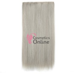 Extensie de par cu 5 Clips On delux dubla dreapta de 74 cm, Silver 8955101